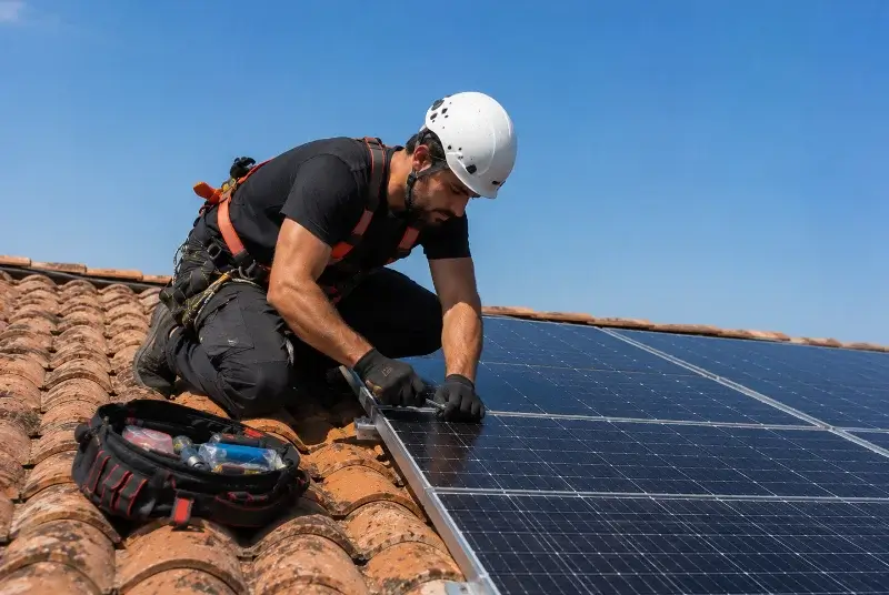 Maintenance et monitoring de panneaux solaires à Marcoing