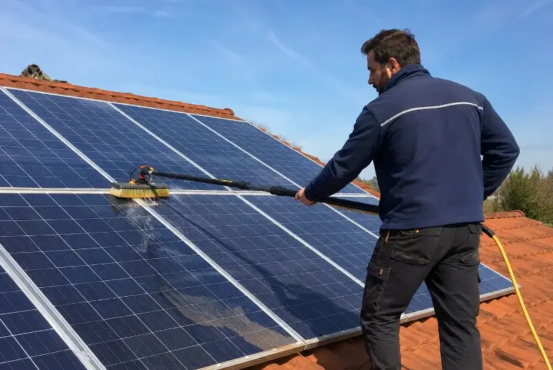 Nettoyage et entretien de panneaux solaires à Marcoing